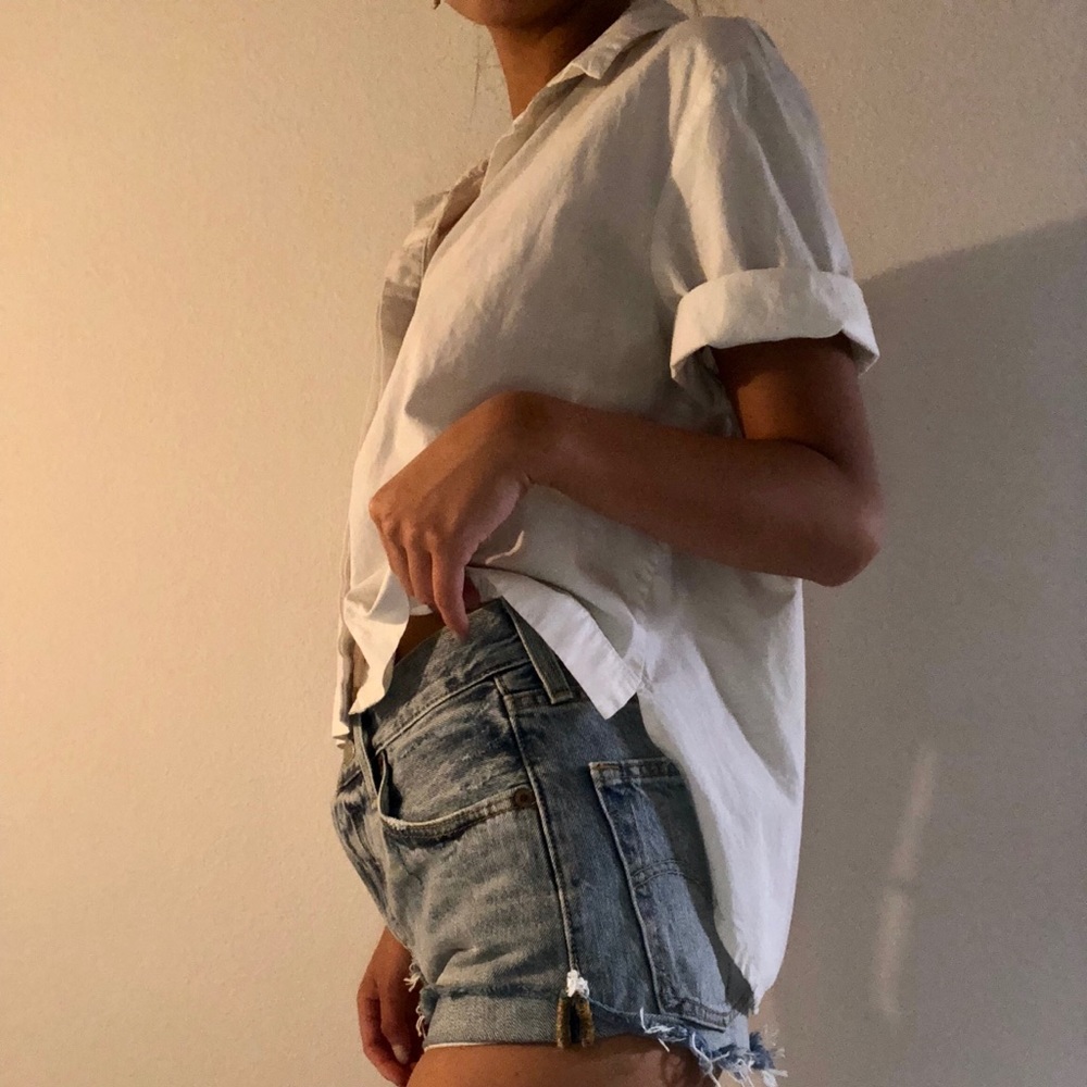 Button-Front shirt